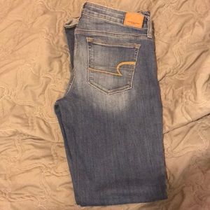 American eagle skinny kick jeans